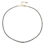 Alexandrit-Katzenauge-Silberhalskette