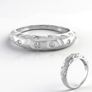 Anello in argento con Zircone (SAELOCANA)