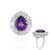 Marokkanischer Amethyst-Silberring