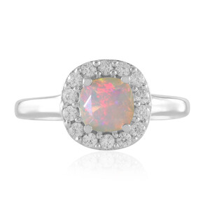 Anello in argento con Opale di Welo