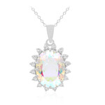 Mondlicht-Quarz-Silberhalskette