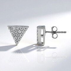 Orecchini in argento con Zircone