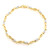 I2 (J) Diamant-Silberarmband