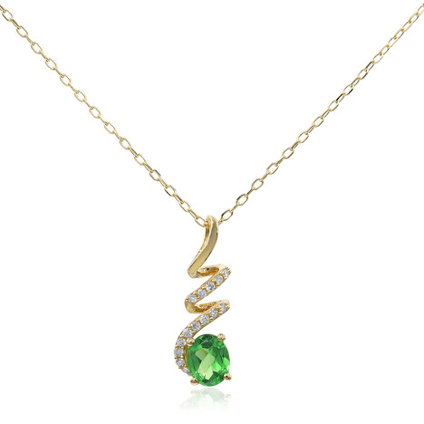 14K Kenya Tsavorite Gold Necklace (CIRARI)