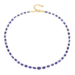 Tanzanite Silver Necklace