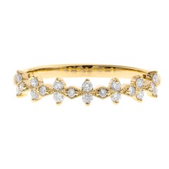 Gouden ring met SI1 (H) Diamanten (CIRARI)