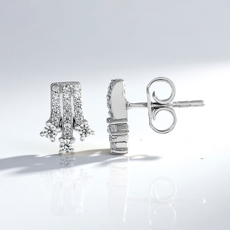 Orecchini in argento con Zircone