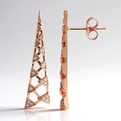 Orecchini in argento con Zircone (SAELOCANA)