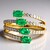 Anello in oro con Smeraldo Zambia AAA (CIRARI)