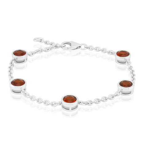 Bracciale in argento con Citrino Madeira (de Melo Essence)