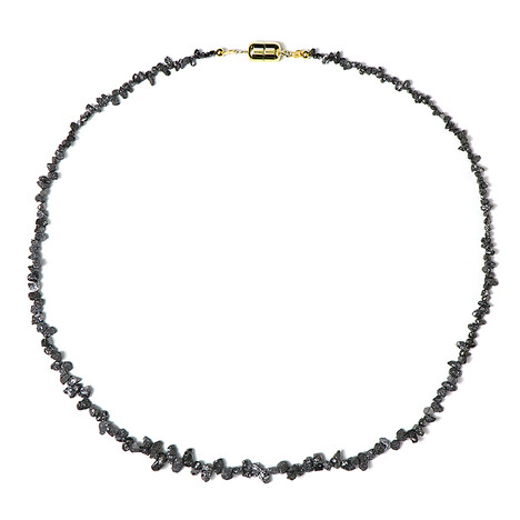 Collana in argento con Diamante Nero (Adela Silber)