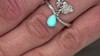 Zilveren ring met een Sleeping Beauty Turkoois (Faszination Türkis)