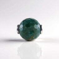 Ciondolo in argento con Agata Muschiata (MONOSONO COLLECTION)