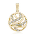 Colgante en oro con Diamante I2 (H) (de Melo Gold)