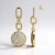 Orecchini in argento con Zircone (Adela Silber)