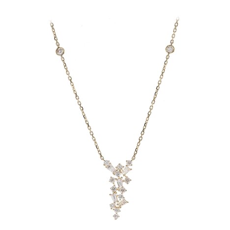 SI1 (H) Diamant-Goldhalskette (CIRARI)