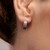 Pendientes en plata con Diamante chocolate I2