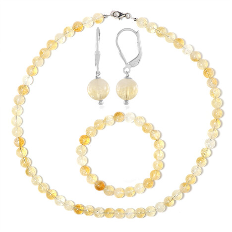 Set en plata con Citrino