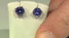 Boucles d'oreilles en or et Tanzanite AAA (CIRARI)