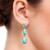 Campitos Turquoise Silver Earrings