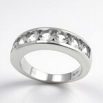 Anello in argento con Danburite