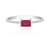 Madagascar Ruby Silver Ring