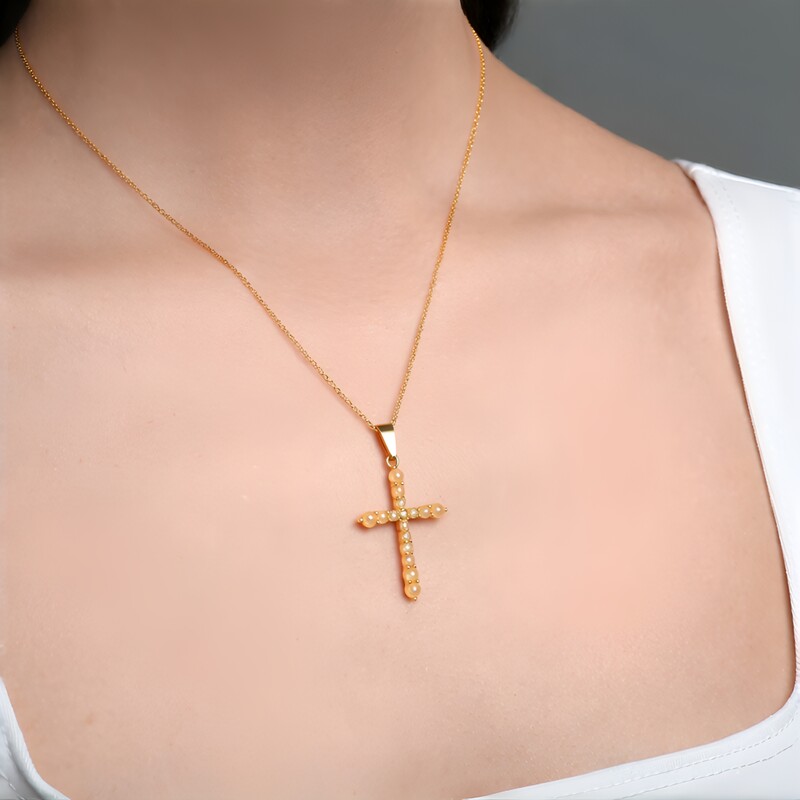 Collana in argento con Opale di Welo