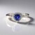 Anello in argento con Tanzanite