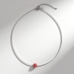 Collana in argento con Rodocrosite