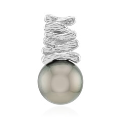 Pendentif en argent et Perle de culture de Tahiti