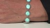 Zilveren armband met Blauwe Kingman Mohave Turkooisen (Jones Lee)