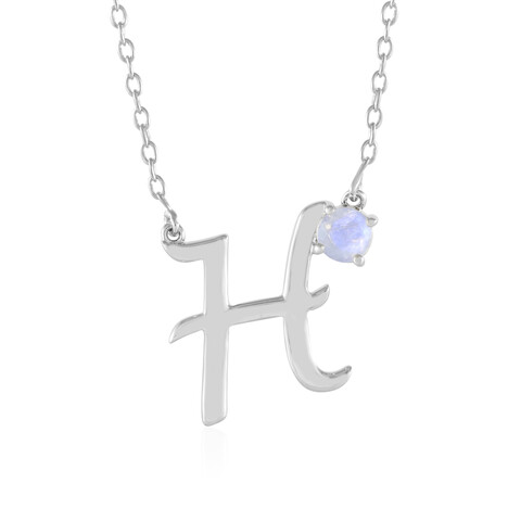 Collana in argento con Pietra di Luna Arcobaleno