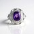 Bague en argent et Améthyste de Zambie