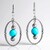 Orecchini in argento con Turchese Kingman (Desert Chic)