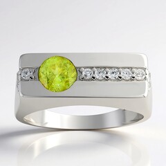 Anello in argento con Sfene