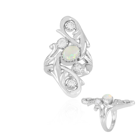 Welo-Opal-Silberring