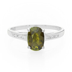Anello in argento con Tormalina Cuprian