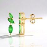 Orecchini in argento con Lemshuku Tsavorite