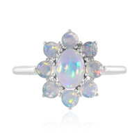Bague en argent et Opale Welo