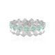 Anillo en plata con Esmeralda de Rusia (de Melo)