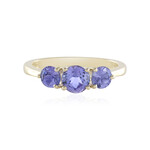 Anello in oro con Tanzanite AAA (de Melo)