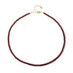 Ruby Silver Necklace