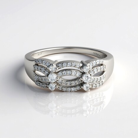 Anello in argento con Zircone