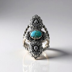 Anello in argento con Turchese Kingman