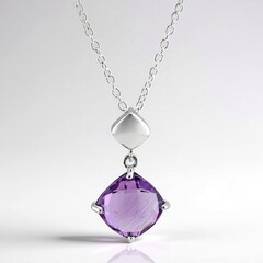 Collana in argento con Ametista