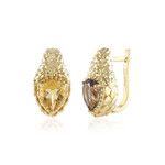 Orecchini in argento con Quarzo Fumè