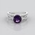 Anello in argento con Ametista Siberiana