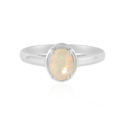 Anello in argento con Opale di Welo