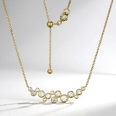 Collana in argento con Zircone (Adela Silber)