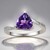 Anello in argento con Ametista del Marocco